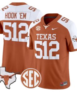 TEX 2026 State Map & SEC Patch Vapor Limited Jersey - Stitched by Digigearus