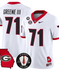 Georgia Bulldogs 2026 Georgia Map & Vince Dooley Patch Vapor Limited Jersey - Stitched by Digigearus