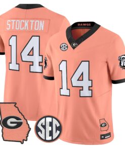 Georgia Bulldogs The Big Peach Vapor Limited Jersey - Stitched by Digigearus