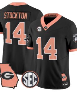 Georgia Bulldogs The Big Peach Vapor Limited Jersey - Stitched by Digigearus