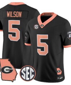 Georgia Bulldogs The Big Peach Vapor Limited Jersey - Stitched by Digigearus