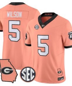 Georgia Bulldogs The Big Peach Vapor Limited Jersey - Stitched by Digigearus