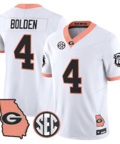 Georgia Bulldogs The Big Peach Vapor Limited Jersey - Stitched by Digigearus