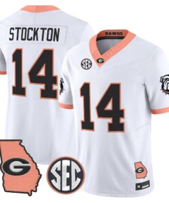 Georgia Bulldogs The Big Peach Vapor Limited Jersey - Stitched by Digigearus
