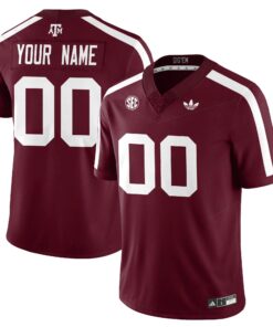 Aggies Football 1975 Throwback Custom Jersey by Texas A&M Aggies