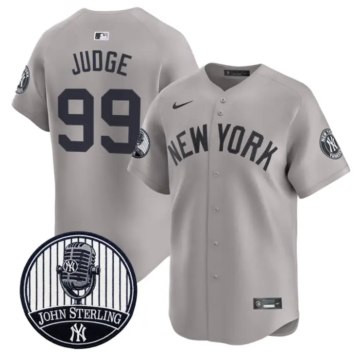 Aaron Judge Jersey #99 Yankees John Sterling Voice Tribute Stitched by My Store