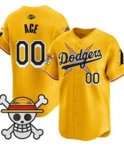 Ace Jersey #00 Dodgers One Piece Mamba Premier Stitched by My Store