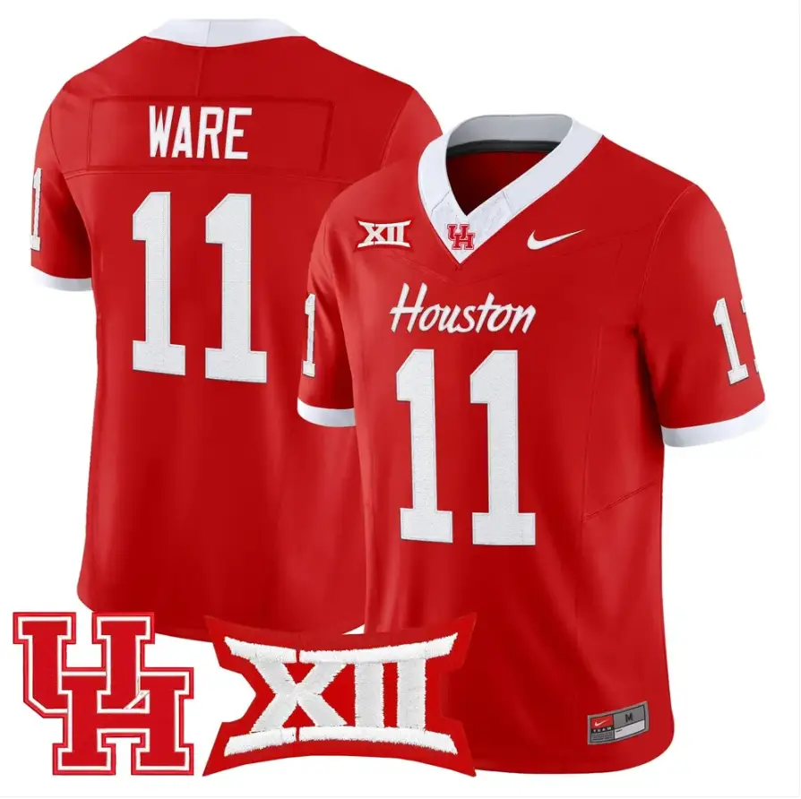 Andre Ware Jersey #11 Houston Cougars 2026 Vapor Limited Stitched by My Store NCAA Football Jerseys
