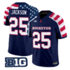 Bo Jackson Jersey #25 Ohio State America 250 Edition Vapor Limited Stitched by My Store NCAA Football Jerseys