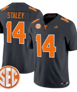 Braylon Staley Jersey #14 Tennessee Vols 2026 Vapor Limited Stitched by My Store NCAA Football Jerseys
