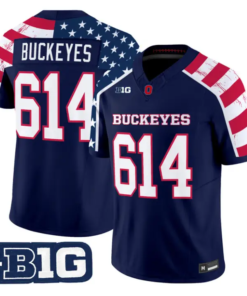 CJ Donaldson Jersey #12 Ohio State America 250 Edition Vapor Limited Stitched by My Store NCAA Football Jerseys