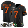 CJ Daniels Jersey #7 Miami Hurricanes 2026 CFP Final Patch Stitched by My Store NCAA Football Jerseys