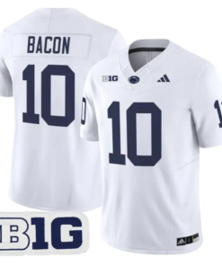 Caleb Bacon Jersey #10 Penn State 2026 Limited Stitched by My Store NCAA Football Jerseys