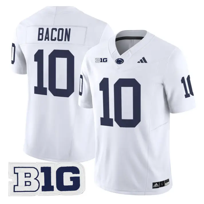 Caleb Bacon Jersey #10 Penn State 2026 Limited Stitched by My Store NCAA Football Jerseys