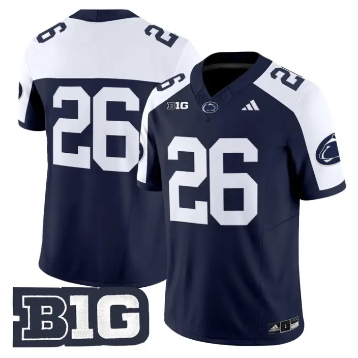 Carson Hansen Jersey #26 Penn State 2026 No Name on Back Limited Stitched by My Store NCAA Football Jerseys