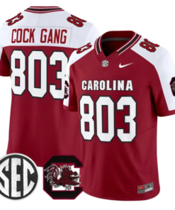 Cock Gang Jersey #803 South Carolina Gamecocks 2026 Limited Stitched by My Store NCAA Football Jerseys