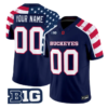 Custom Ohio State Buckeyes Jersey America 250 Edition Vapor Limited Stitched by My Store NCAA Football Jerseys