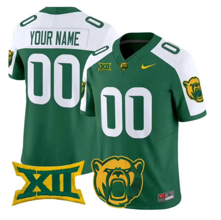 Custom Baylor Bears Jersey Name, Number 2026 Vapor Limited Stitched by My Store NCAA Football Jerseys