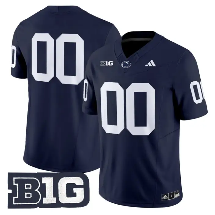 Custom Penn State Jersey 2026 No Name on Back Vapor Limited Stitched by My Store NCAA Football Jerseys