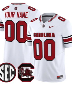 Custom South Carolina Gamecocks Jersey 2026 Name, Number Stitched by My Store NCAA Football Jerseys