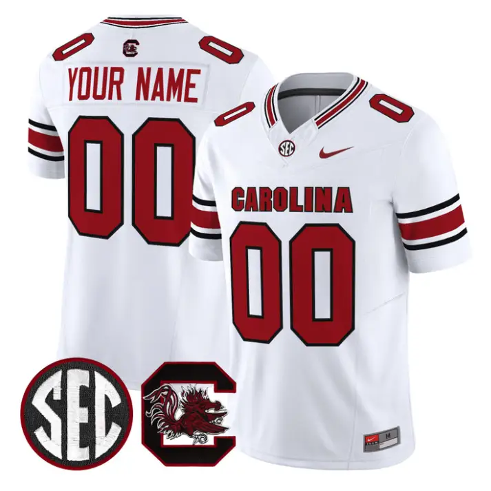 Custom South Carolina Gamecocks Jersey 2026 Name, Number Stitched by My Store NCAA Football Jerseys