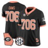 Dawg Jersey #706 Georgia Bulldogs 2026 The Big Peach Stitched 9 Dawg Jersey #706 Georgia Bulldogs 2026 The Big Peach Stitched by My Store NCAA Football Jerseys