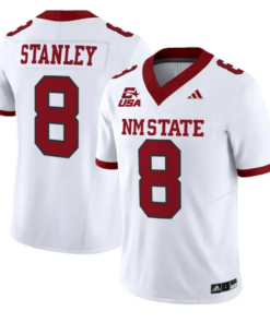 Dijon Stanley Jersey #8 New Mexico State 2026 Vapor Limited Stitched by My Store NCAA Football Jerseys