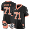 Earnest Greene III Jersey #71 Georgia Bulldogs 2026 The Big Peach Stitched 9 Earnest Greene III Jersey #71 Georgia Bulldogs 2026 The Big Peach Stitched by My Store NCAA Football Jerseys