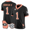 Ellis Robinson IV Jersey #1 Georgia Bulldogs 2026 The Big Peach Stitched by My Store NCAA Football Jerseys