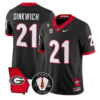 Frank Sinkwich Jersey #21 Georgia Bulldogs 2026 Vince Dooley Stitched 7 Frank Sinkwich Jersey #21 Georgia Bulldogs 2026 Vince Dooley Stitched by My Store NCAA Football Jerseys