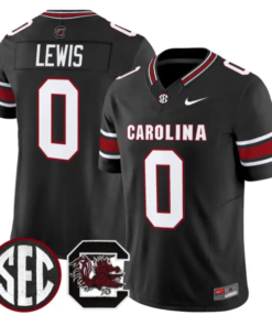 Iveon Lewis Jersey #0 South Carolina Gamecocks 2026 Stitched by My Store NCAA Football Jerseys