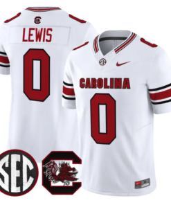 Iveon Lewis Jersey #0 South Carolina Gamecocks 2026 Stitched by My Store NCAA Football Jerseys
