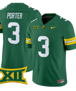 Jadon Porter Jersey #3 Baylor Bears 2026 Vapor Limited Stitched by My Store NCAA Football Jerseys