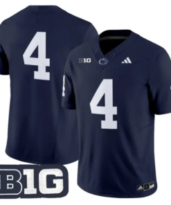 Jeremiah Cooper Jersey #1 Penn State 2026 No Name on Back Limited Stitched by My Store NCAA Football Jerseys