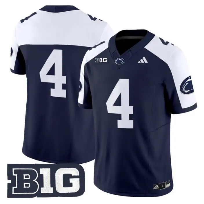 Jeremiah Cooper Jersey #1 Penn State 2026 No Name on Back Limited Stitched by My Store NCAA Football Jerseys