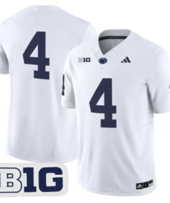 Jeremiah Cooper Jersey #1 Penn State 2026 No Name on Back Limited Stitched by My Store NCAA Football Jerseys