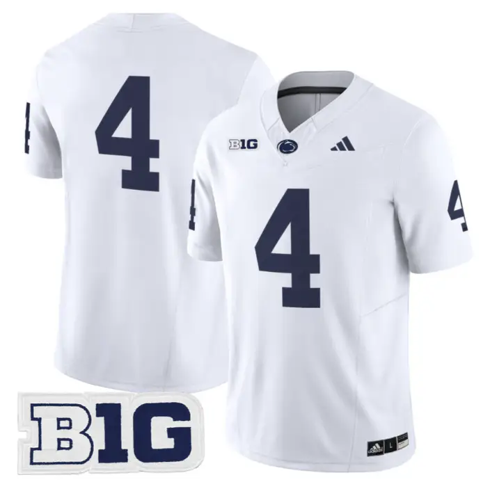 Jeremiah Cooper Jersey #1 Penn State 2026 No Name on Back Limited Stitched by My Store NCAA Football Jerseys