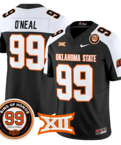 Leslie O'neal Jersey #99 Oklahoma State 2026 Leslie O'neal Stitched by My Store NCAA Football Jerseys