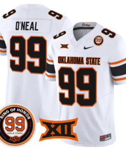 Leslie O'neal Jersey #99 Oklahoma State 2026 Leslie O'neal Stitched by My Store NCAA Football Jerseys