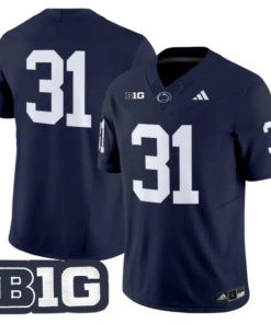 Marcus Neal Jr Jersey #31 Penn State 2026 No Name on Back Limited Stitched by My Store NCAA Football Jerseys