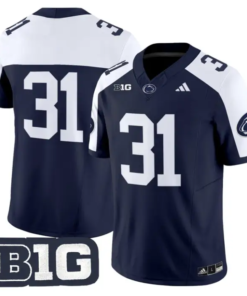 Marcus Neal Jr Jersey #31 Penn State 2026 No Name on Back Limited Stitched by My Store NCAA Football Jerseys