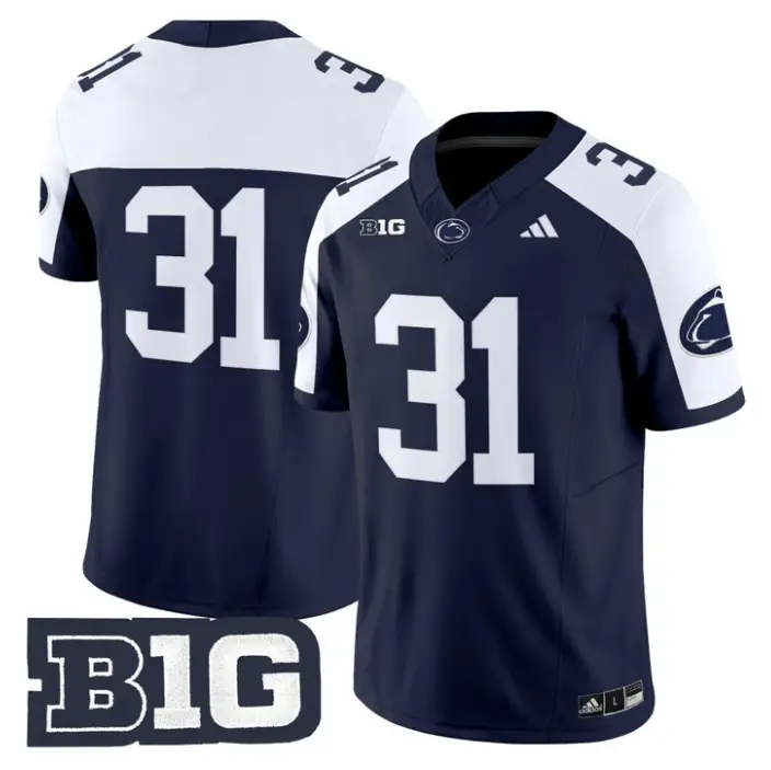 Marcus Neal Jr Jersey #31 Penn State 2026 No Name on Back Limited Stitched by My Store NCAA Football Jerseys