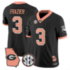 Nate Frazier Jersey #3 Georgia Bulldogs 2026 The Big Peach Stitched by My Store NCAA Football Jerseys
