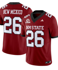 New Mexico Jersey #26 New Mexico State 2026 Vapor Limited Stitched by My Store NCAA Football Jerseys