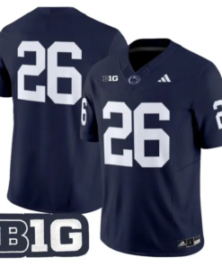 Penn State Jersey #26 Penn State 2026 No Name on Back Limited Stitched by My Store NCAA Football Jerseys