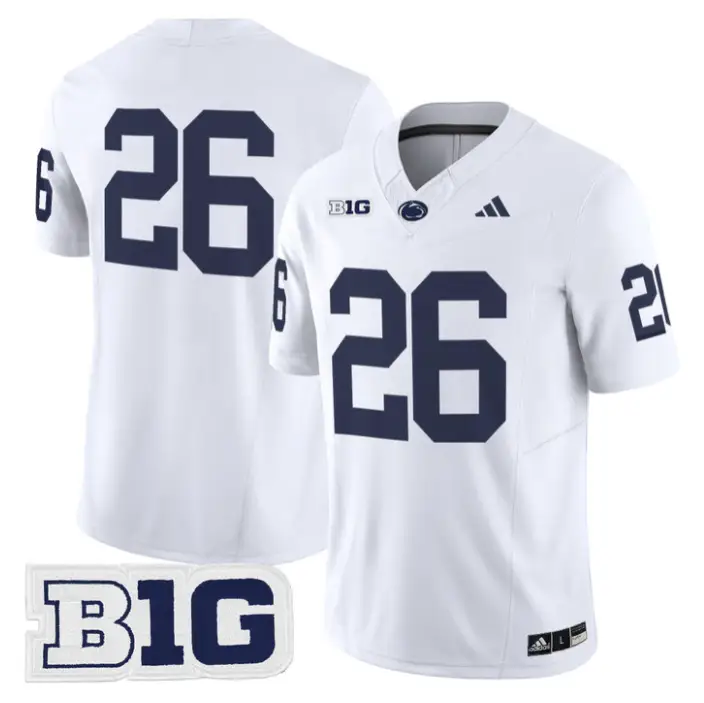 Penn State Jersey #26 Penn State 2026 No Name on Back Limited Stitched by My Store NCAA Football Jerseys