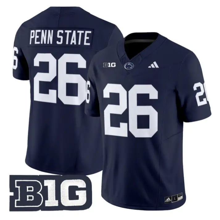 Penn State Jersey #26 Penn State Nittany 2026 Limited Stitched by My Store NCAA Football Jerseys