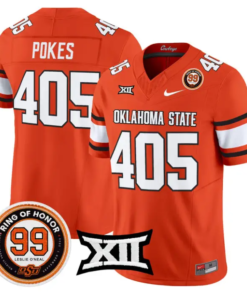 Pokes Jersey #405 Oklahoma State 2026 Leslie O'neal Limited Stitched by My Store NCAA Football Jerseys