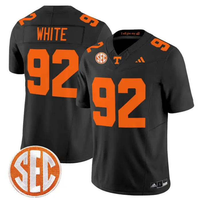Reggie White Jersey #92 Tennessee Vols 2026 Vapor Limited Stitched by My Store NCAA Football Jerseys
