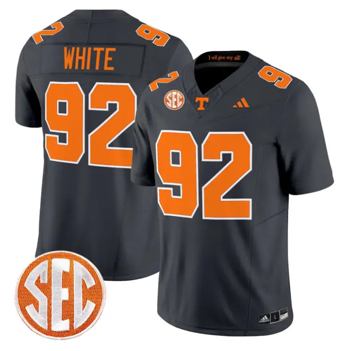 Reggie White Jersey #92 Tennessee Vols 2026 Vapor Limited Stitched by My Store NCAA Football Jerseys